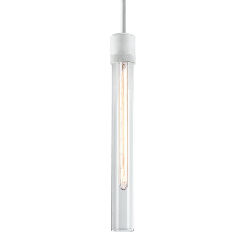 Zeev Lighting P11706-E26-MW-G2 One Light Pendant, Matte White
