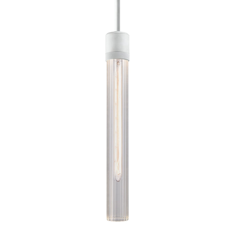 Zeev Lighting P11706-E26-MW-G4 One Light Pendant, Matte White