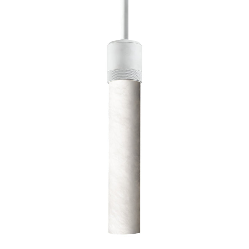 Zeev Lighting P11706-E26-MW-G9 One Light Pendant, Matte White