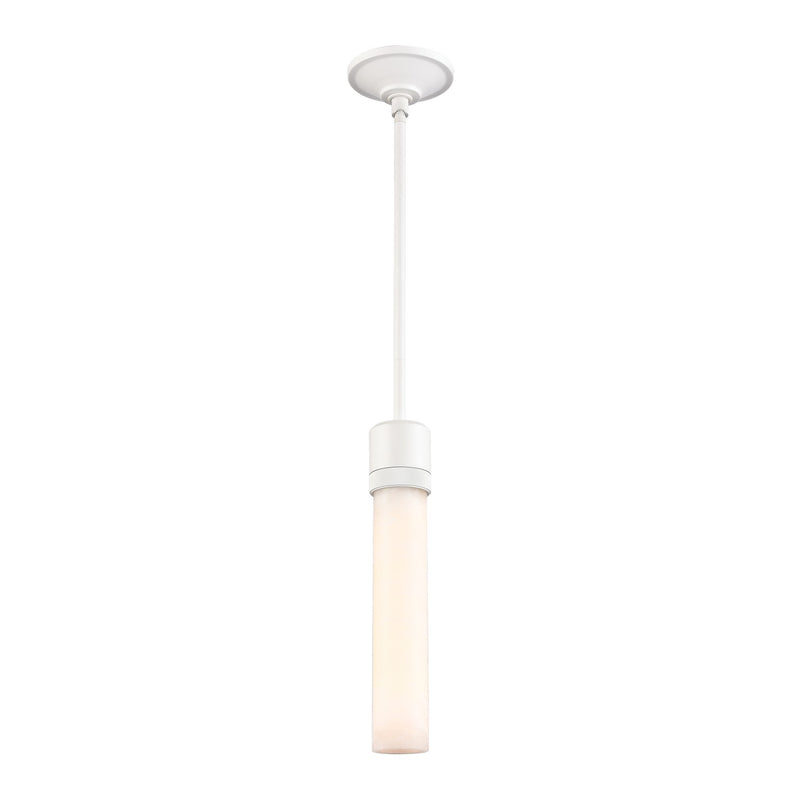 Zeev Lighting P11706-E26-MW-G9 One Light Pendant, Matte White