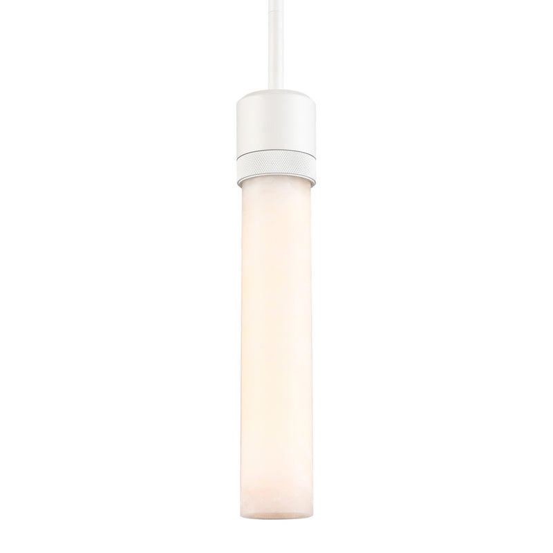 Zeev Lighting P11706-E26-MW-G9 One Light Pendant, Matte White