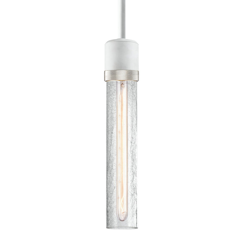 Zeev Lighting P11706-E26-MW-K-PN-G5 One Light Pendant, Matte White