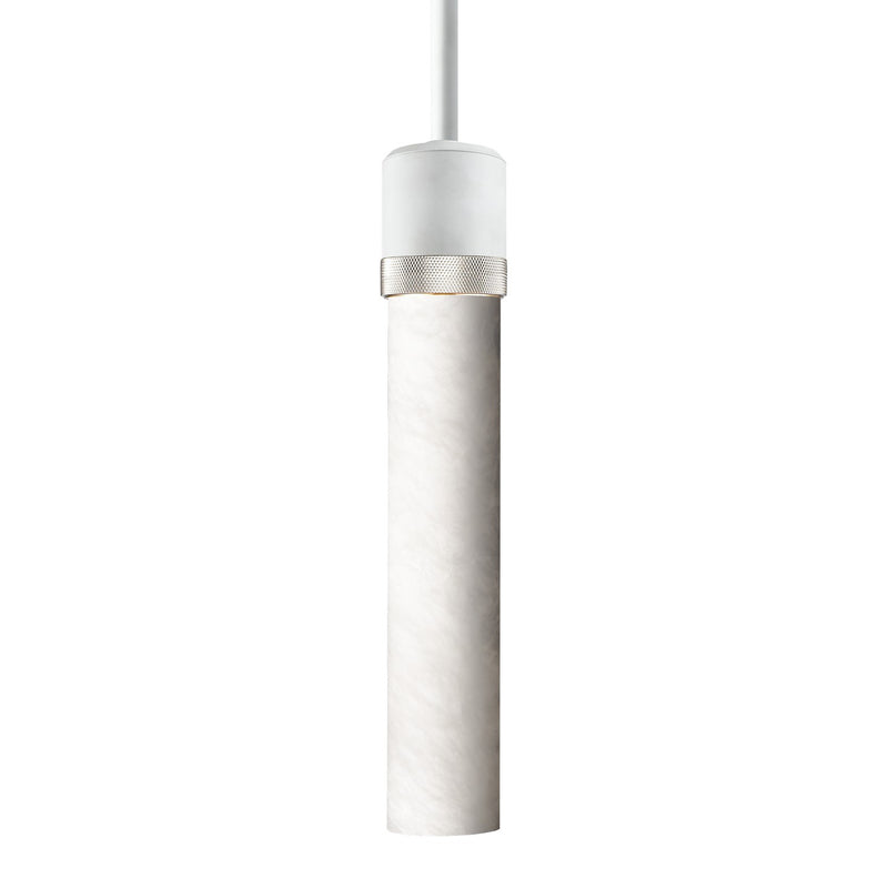 Zeev Lighting P11706-E26-MW-K-PN-G9 One Light Pendant, Matte White
