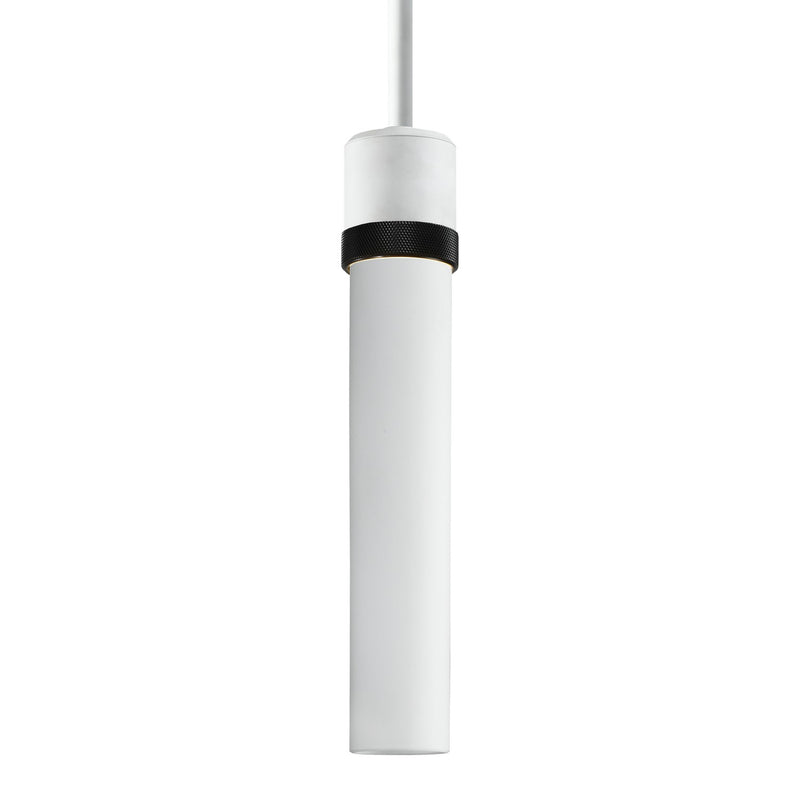 Zeev Lighting P11706-E26-MW-K-SBB-G7 One Light Pendant, Matte White