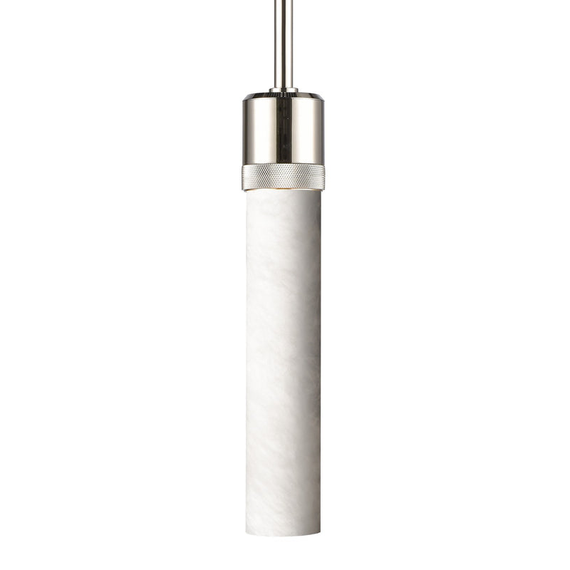 Zeev Lighting P11707-E26-PN-G9 One Light Pendant, Polished Nickel
