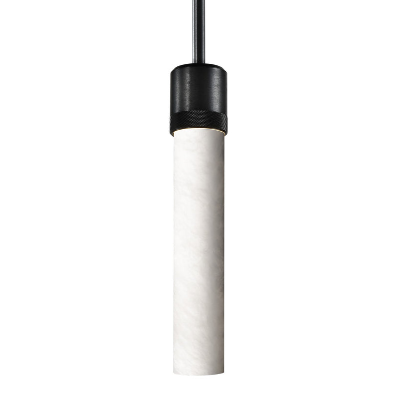 Zeev Lighting P11708-E26-SBB-G9 One Light Pendant, Satin Brushed Black