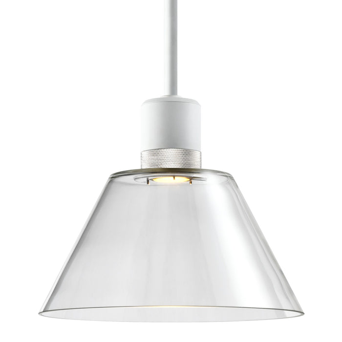 Zeev Lighting P11702-LED-MW-K-PN-G13 LED Pendant, Matte White