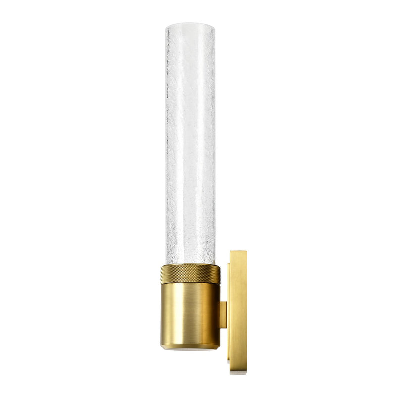 Zeev Lighting WS11709-LED-1-AGB-G5 LED Wall Sconce, Aged Brass