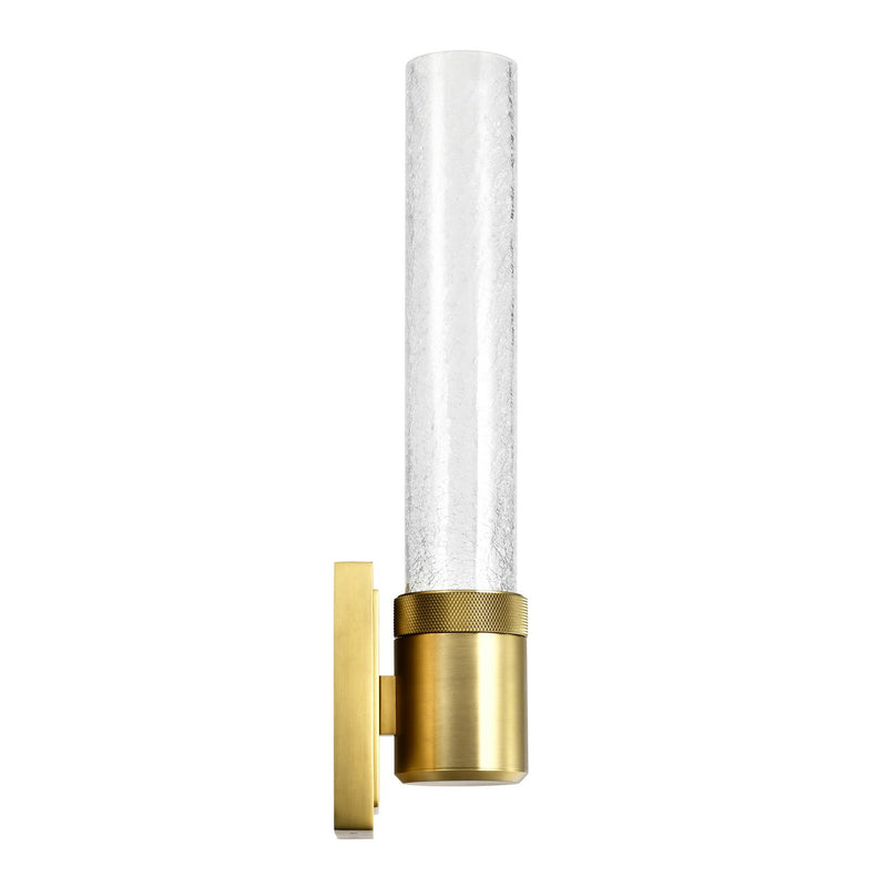 Zeev Lighting WS11709-LED-1-AGB-G5 LED Wall Sconce, Aged Brass