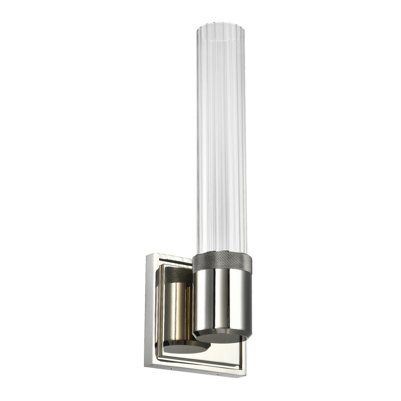 Zeev Lighting WS11711-LED-1-PN-G3 LED Wall Sconce, Polished Nickel