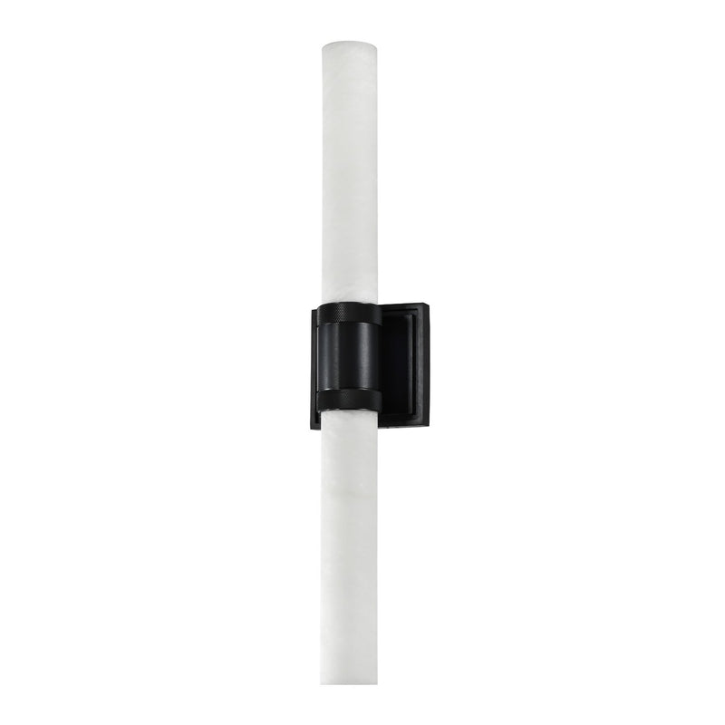 Zeev Lighting WS11753-E26-2-SBB-G9 Two Light Wall Sconce, Satin Brushed Black