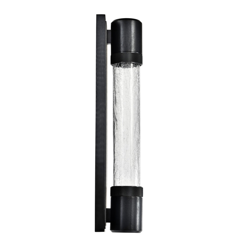 Zeev Lighting WS11724-LED-1-SBB-G5 LED Wall Sconce, Satin Brushed Black