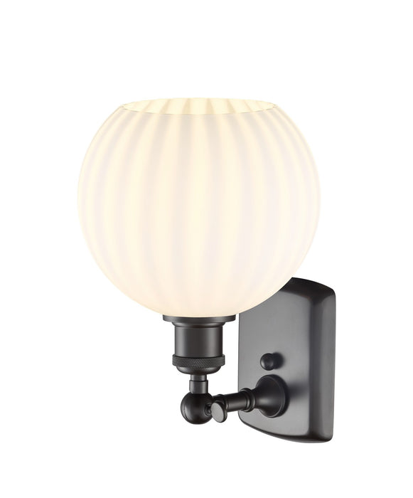 Innovations 516-1W-OB-G1217-8WV LED Wall Sconce, Oil Rubbed Bronze