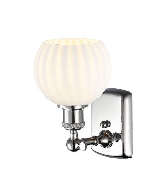 Innovations 516-1W-PC-G1217-6WV LED Wall Sconce, Polished Chrome