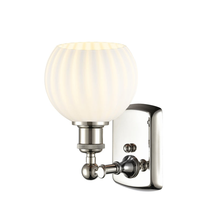 Innovations 516-1W-PN-G1217-6WV LED Wall Sconce, Polished Nickel