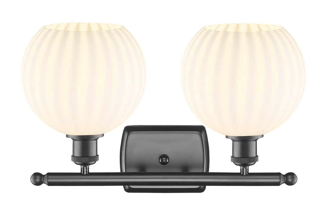 Innovations 516-2W-OB-G1217-8WV LED Bath Vanity, Oil Rubbed Bronze