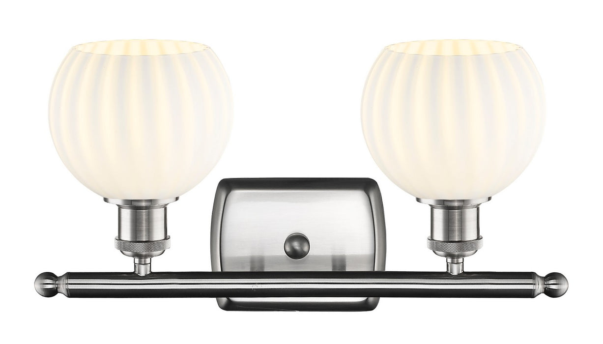 Innovations 516-2W-SN-G1217-6WV LED Bath Vanity, Brushed Satin Nickel