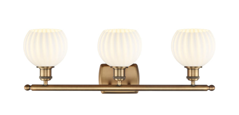 Innovations 516-3W-BB-G1217-6WV LED Bath Vanity, Brushed Brass