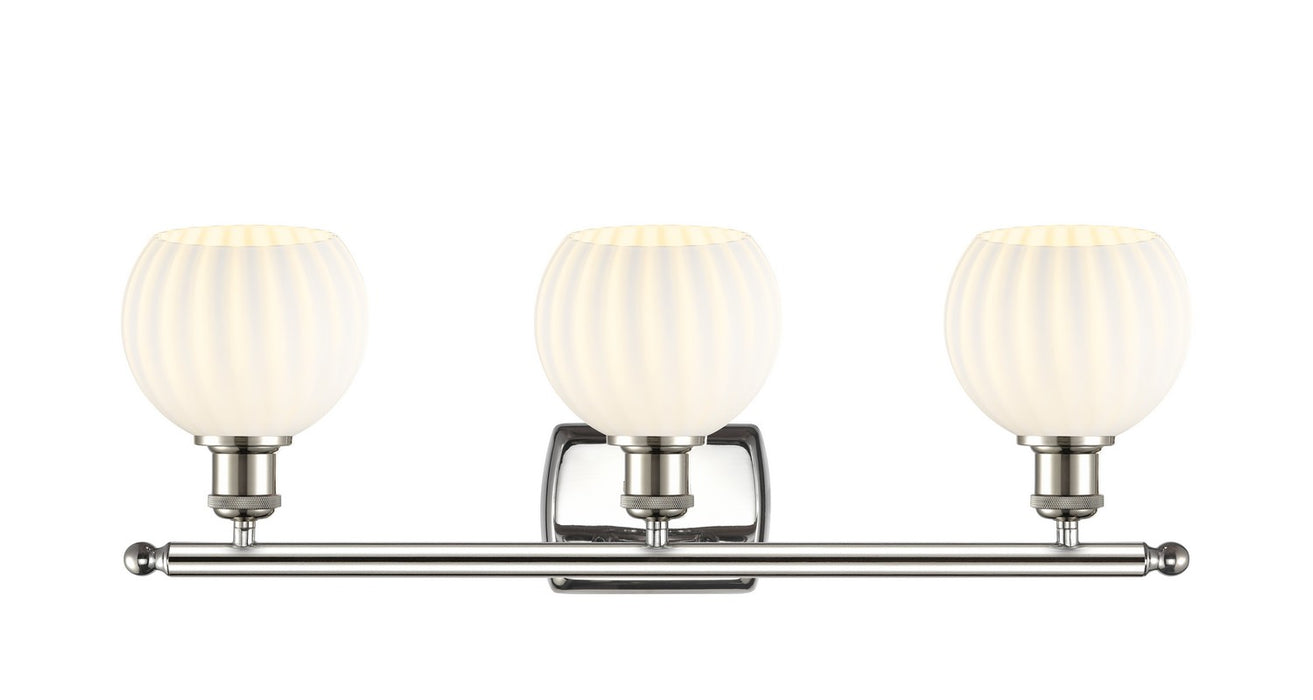 Innovations 516-3W-PN-G1217-6WV LED Bath Vanity, Polished Nickel