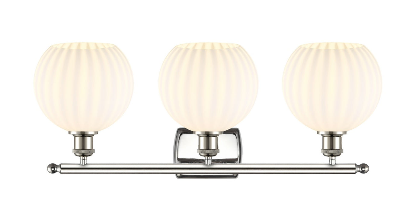 Innovations 516-3W-PN-G1217-8WV LED Bath Vanity, Polished Nickel