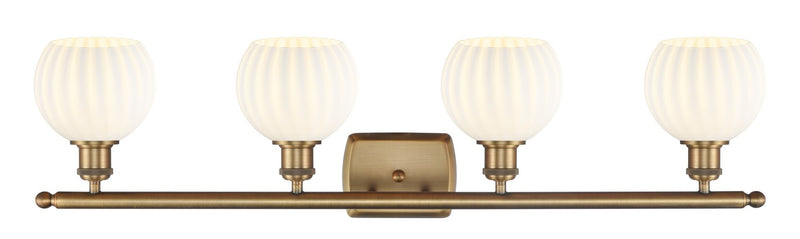 Innovations 516-4W-BB-G1217-6WV LED Bath Vanity, Brushed Brass