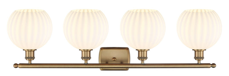 Innovations 516-4W-BB-G1217-8WV LED Bath Vanity, Brushed Brass