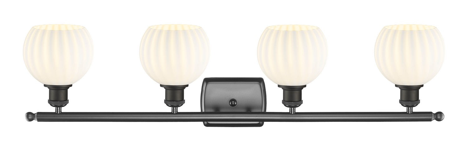 Innovations 516-4W-OB-G1217-6WV LED Bath Vanity, Oil Rubbed Bronze
