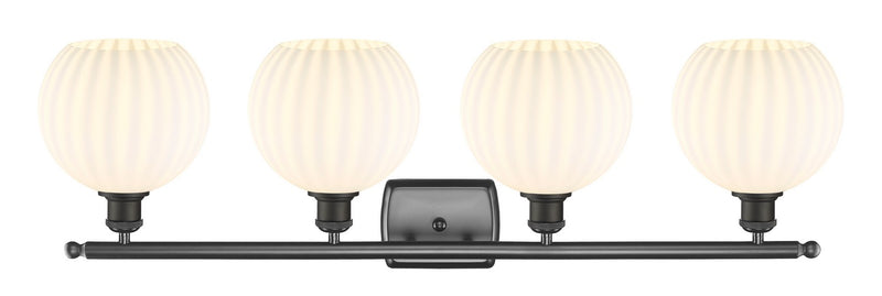 Innovations 516-4W-OB-G1217-8WV LED Bath Vanity, Oil Rubbed Bronze