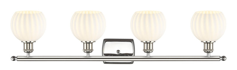 Innovations 516-4W-PN-G1217-6WV LED Bath Vanity, Polished Nickel