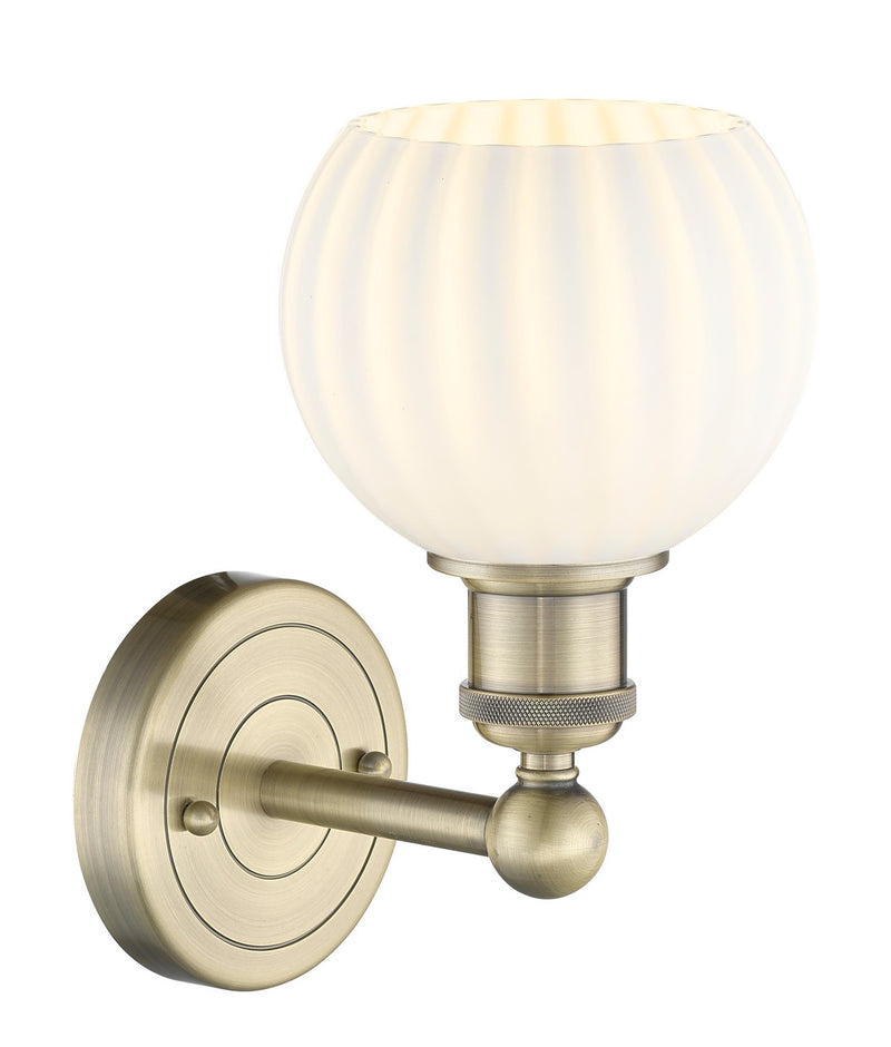 Innovations 616-1W-AB-G1217-6WV LED Wall Sconce, Antique Brass