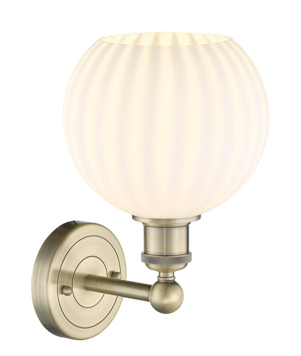 Innovations 616-1W-AB-G1217-8WV LED Wall Sconce, Antique Brass