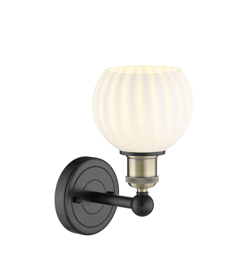 Innovations 616-1W-BAB-G1217-6WV LED Wall Sconce, Black Antique Brass