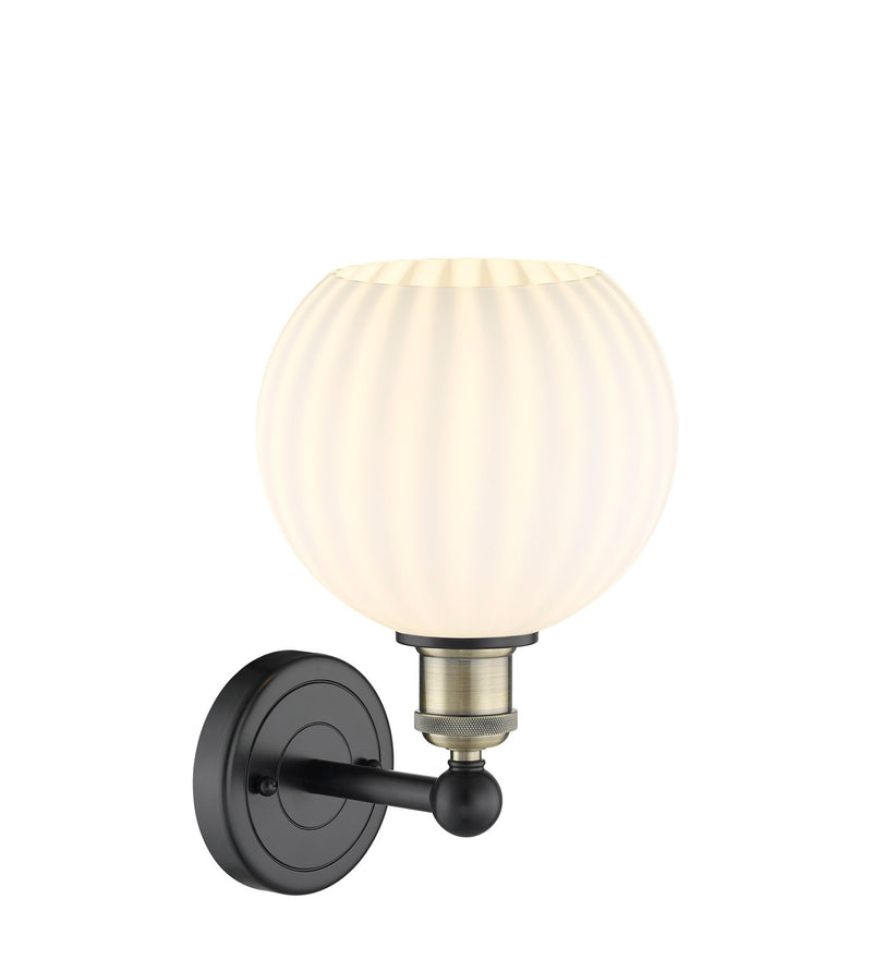 Innovations 616-1W-BAB-G1217-8WV LED Wall Sconce, Black Antique Brass
