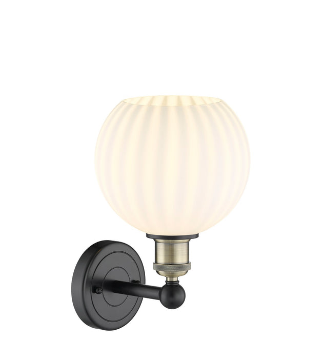 Innovations 616-1W-BAB-G1217-8WV LED Wall Sconce, Black Antique Brass