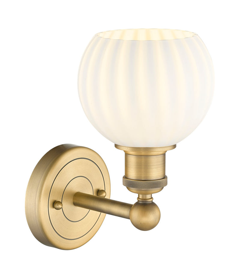 Innovations 616-1W-BB-G1217-6WV LED Wall Sconce, Brushed Brass