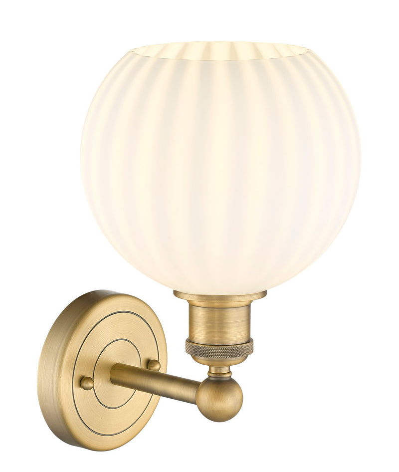 Innovations 616-1W-BB-G1217-8WV LED Wall Sconce, Brushed Brass