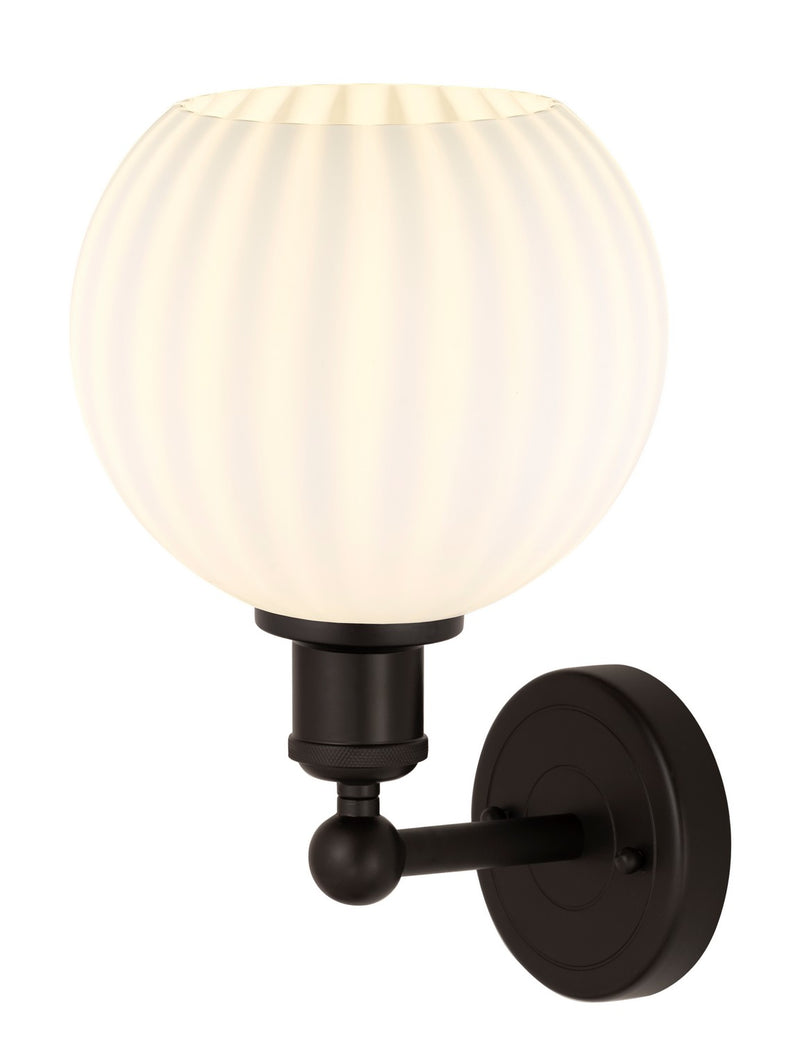 Innovations 616-1W-OB-G1217-8WV LED Wall Sconce, Oil Rubbed Bronze