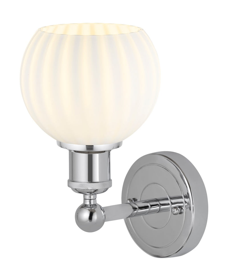 Innovations 616-1W-PC-G1217-6WV LED Wall Sconce, Polished Chrome