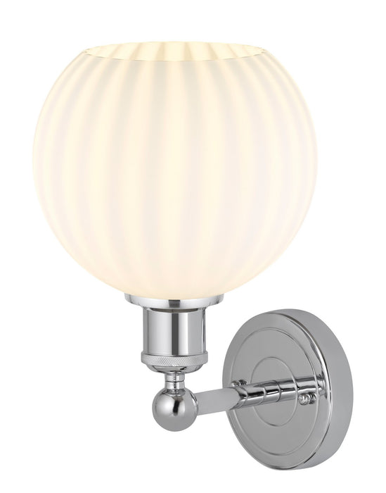 Innovations 616-1W-PC-G1217-8WV LED Wall Sconce, Polished Chrome