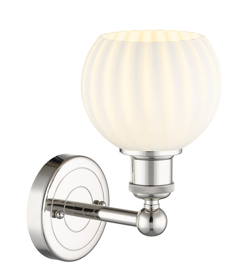 Innovations 616-1W-PN-G1217-6WV LED Wall Sconce, Polished Nickel
