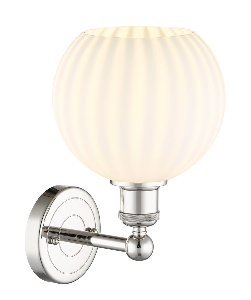 Innovations 616-1W-PN-G1217-8WV LED Wall Sconce, Polished Nickel