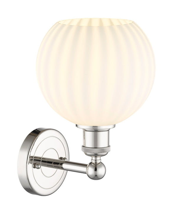 Innovations 616-1W-PN-G1217-8WV LED Wall Sconce, Polished Nickel