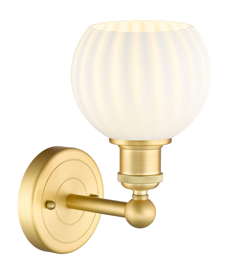 Innovations 616-1W-SG-G1217-6WV LED Wall Sconce, Satin Gold