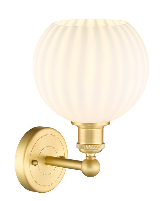 Innovations 616-1W-SG-G1217-8WV LED Wall Sconce, Satin Gold