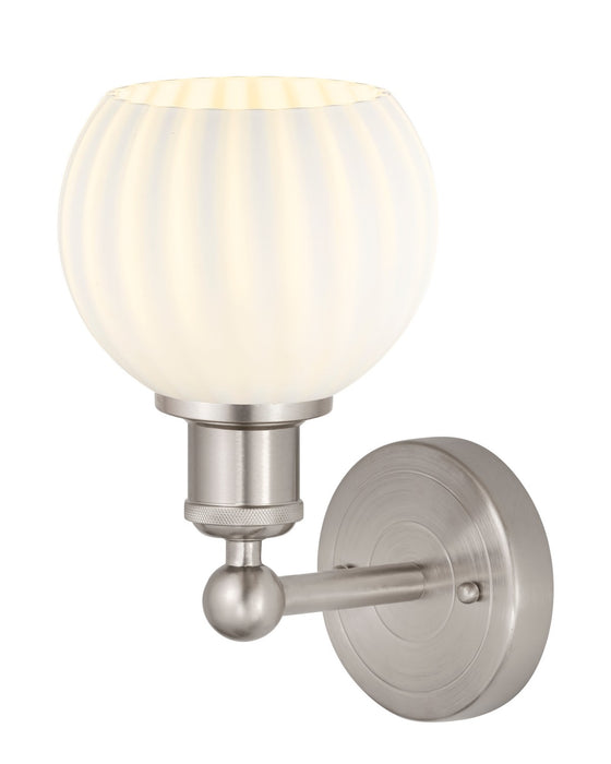 Innovations 616-1W-SN-G1217-6WV LED Wall Sconce, Brushed Satin Nickel
