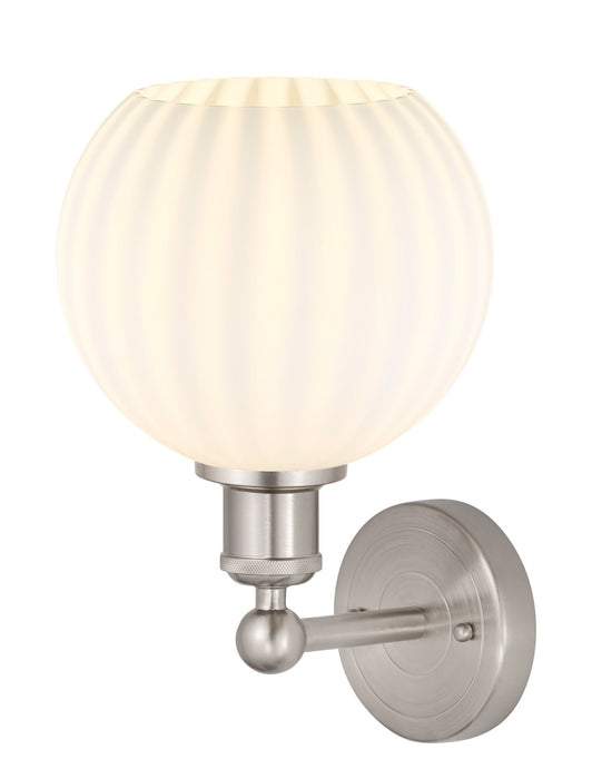 Innovations 616-1W-SN-G1217-8WV LED Wall Sconce, Satin Nickel