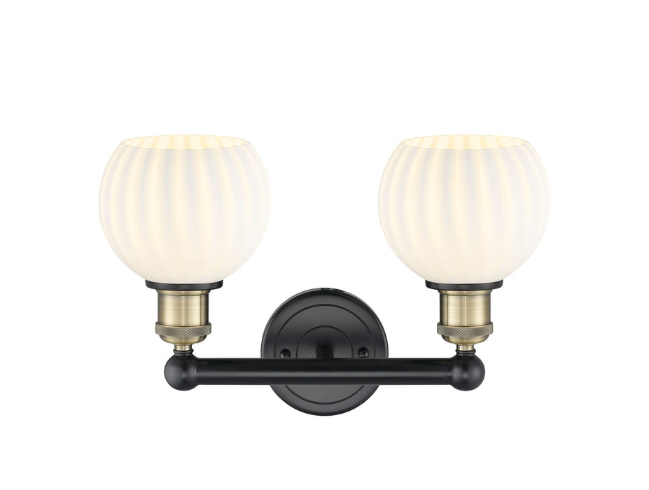 Innovations 616-2W-BAB-G1217-6WV LED Bath Vanity, Black Antique Brass