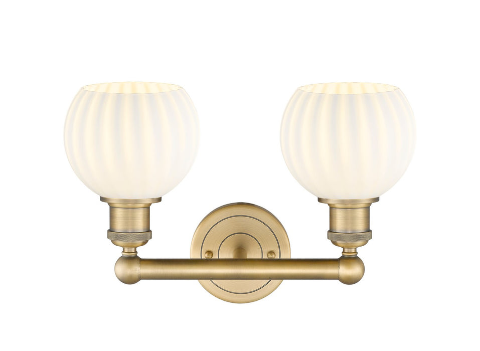 Innovations 616-2W-BB-G1217-6WV LED Bath Vanity, Brushed Brass