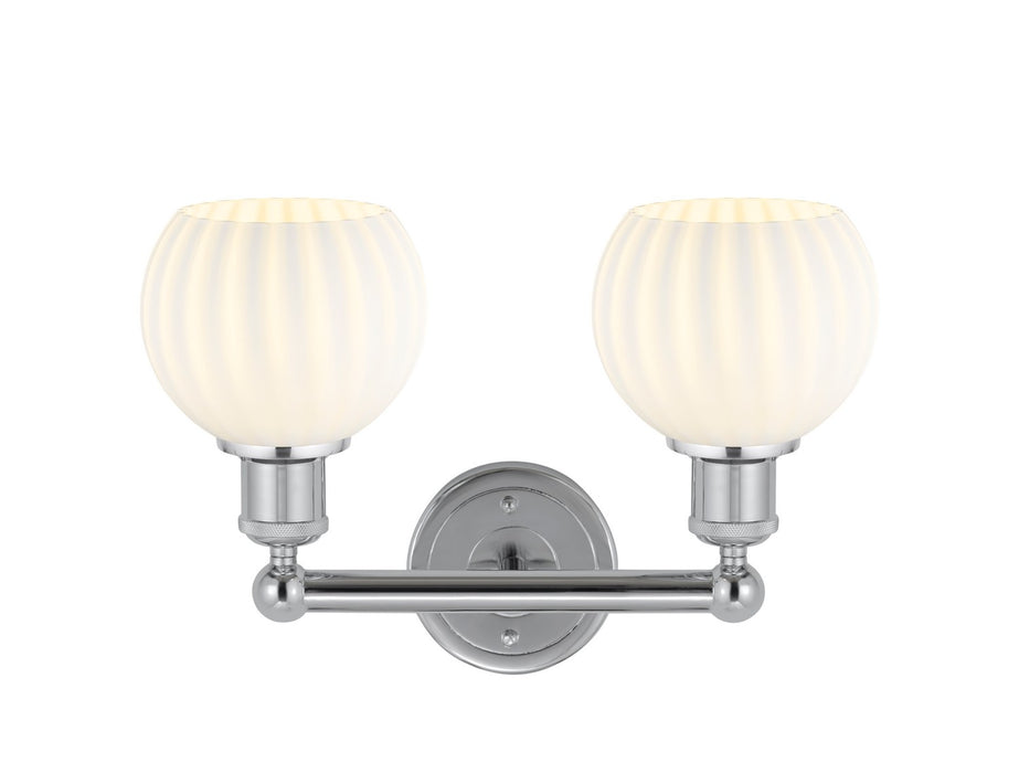 Innovations 616-2W-PC-G1217-6WV LED Bath Vanity, Polished Chrome