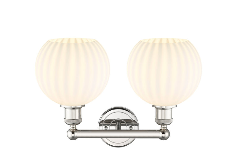 Innovations 616-2W-PN-G1217-8WV LED Bath Vanity, Polished Nickel